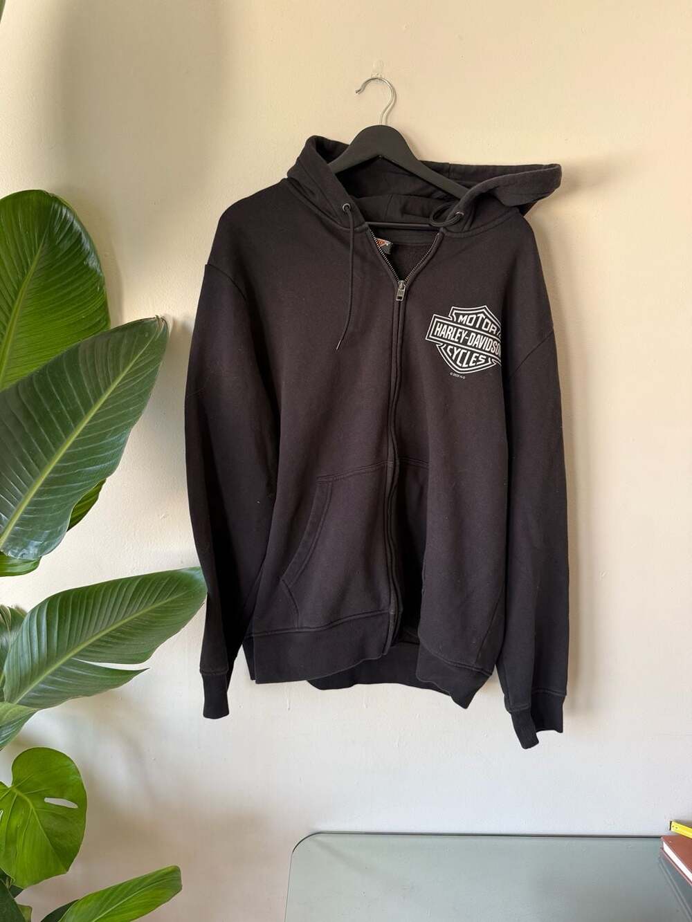 Harley-Davidson Portland Oregon Zip Up Hoodie Sweatshirt Size XL